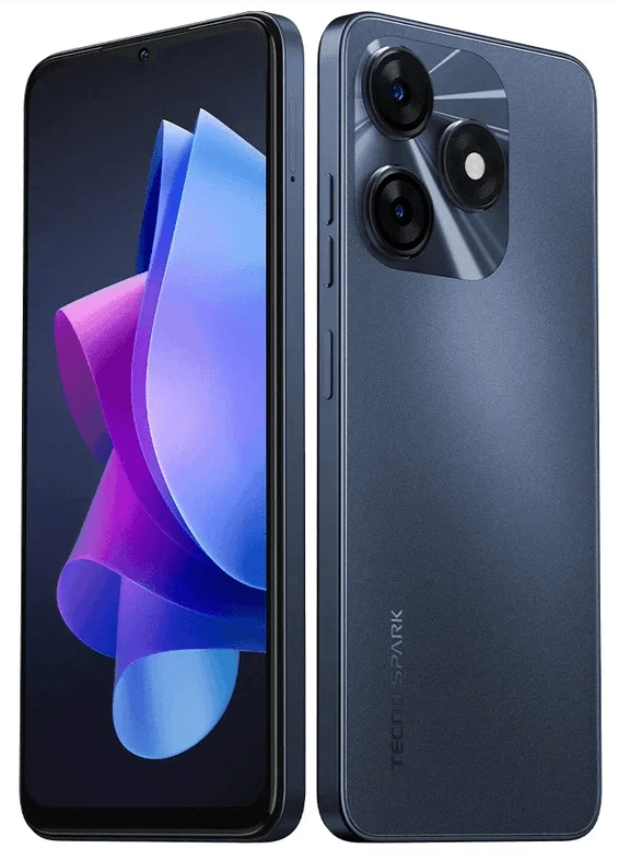 KI5q SPARK 10 128+8 Meta Black, 6.56" 20:9 1612 x 720,42,3 ГГц+ 41,8 ГГц, 8 Core, 8GB RAM, 128GB, up to 1TB flash, 50 Мп + AI/8Мп,2 Sim,2G,3G,LTE, BTv5.0, WiFi 802.11 a/b/g/n/ac,NFC,GPS/AGPS,GLONASS/Beidou/Galileo,Type-C, 5000mAh, Android T, 163,89 ммx75.